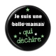 Cabochon Résine - je suis une belle maman qui déchire