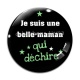 Cabochon Verre - je suis une belle maman qui déchire