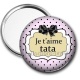 Miroir de poche - je t'aime tata