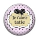 Cabochon Résine - je t'aime tatie