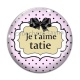 Cabochon Verre - je t'aime tatie