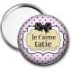 Miroir de poche - je t'aime tatie