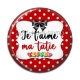 Cabochon Résine - je t'aime ma tatie