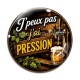 Cabochon Verre - j'peux pas j'ai pression