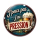 Cabochon Verre - j'peux pas j'ai pression