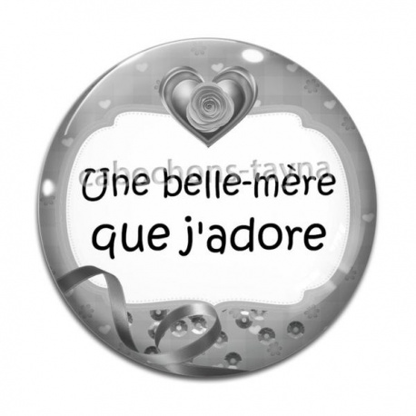 Cabochon Verre - une belle mère que j'adore