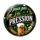 Cabochon Verre - j'peux pas j'ai pression