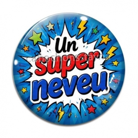 Cabochon Verre - un super neveu