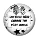 Cabochon Résine - une belle mère comme toi c'est unique