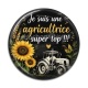 Cabochon Résine - je suis une agricultrice super top