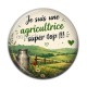 Cabochon Résine - je suis une agricultrice super top
