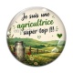 Cabochon Verre - je suis une agricultrice super top