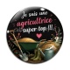 Cabochon Verre - je suis une agricultrice super top