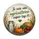 Cabochon Résine - je suis une agricultrice super top