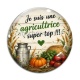 Cabochon Verre - je suis une agricultrice super top