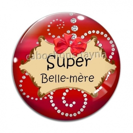 Cabochon Verre - super belle mère