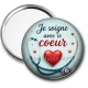 Miroir de poche - je soigne avec le coeur