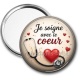 Miroir de poche - je soigne avec le coeur
