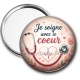 Miroir de poche - je soigne avec le coeur