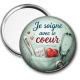 Miroir de poche - je soigne avec le coeur