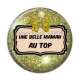 Cabochon Résine - une belle mère au top
