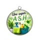 Pendentif Cabochon Argent - une super ASH
