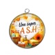 Pendentif Cabochon Argent - une super ASH