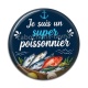 Cabochon Résine - je suis un super poissonnier