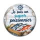 Cabochon Verre - je suis un super poissonnier