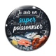 Cabochon Verre - je suis un super poissonnier