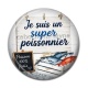 Cabochon Résine - je suis un super poissonnier