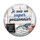Cabochon Verre - je suis un super poissonnier