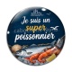 Cabochon Verre - je suis un super poissonnier