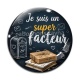 Cabochon Verre - je suis un super facteur