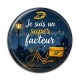 Cabochon Résine - je suis un super facteur