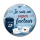 Cabochon Verre - je suis un super facteur