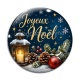 Cabochon Verre - joyeux noël