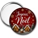 Miroir de poche - joyeux noël
