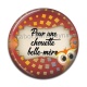 Cabochon Résine - pour une chouette belle mère