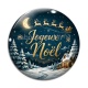 Cabochon Verre - joyeux noël