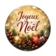 Cabochon Verre - joyeux noël