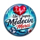 Cabochon Résine - un super médecin merci