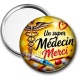 Miroir de poche - un super médecin merci