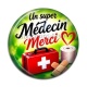 Cabochon Résine -  un super médecin merci