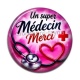 Cabochon Résine -  un super médecin merci