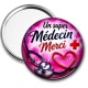Miroir de poche -  un super médecin merci