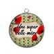 Pendentif Cabochon Argent - une super belle mère