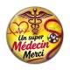 Cabochon Résine -  un super médecin merci