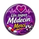 Cabochon Résine -  un super médecin merci