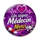 Cabochon Verre -  un super médecin merci